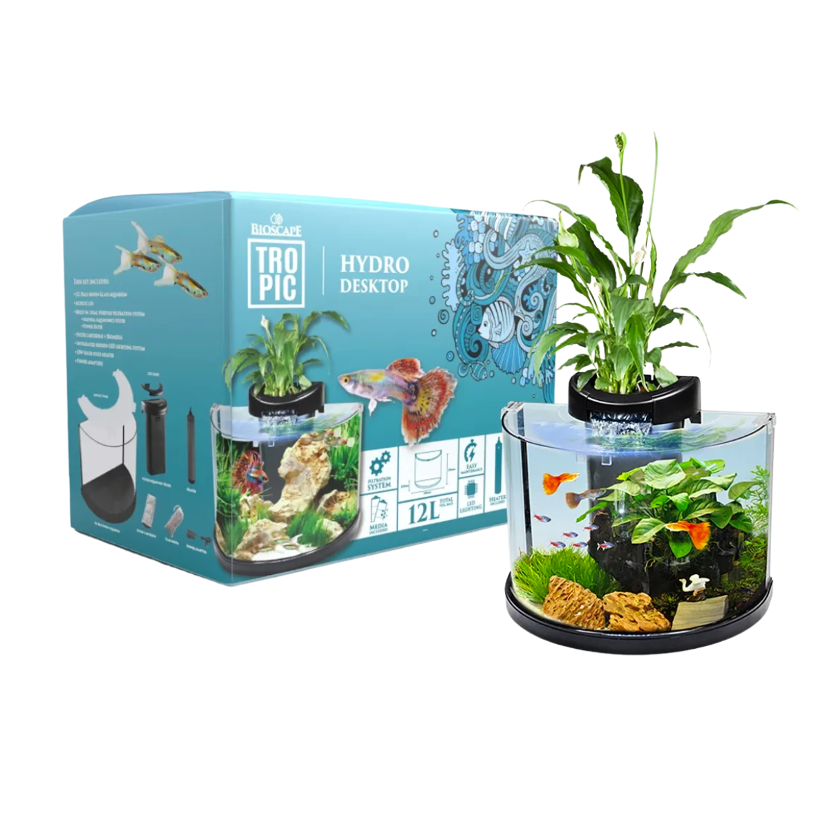 Bioscape Tropic Hydro Desktop 12 litre
