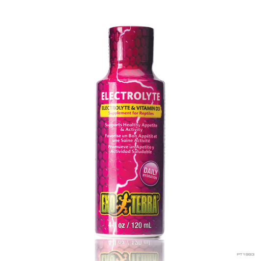 Exo Terra Electrolyte and Vitamin D3 Supplement 120ml