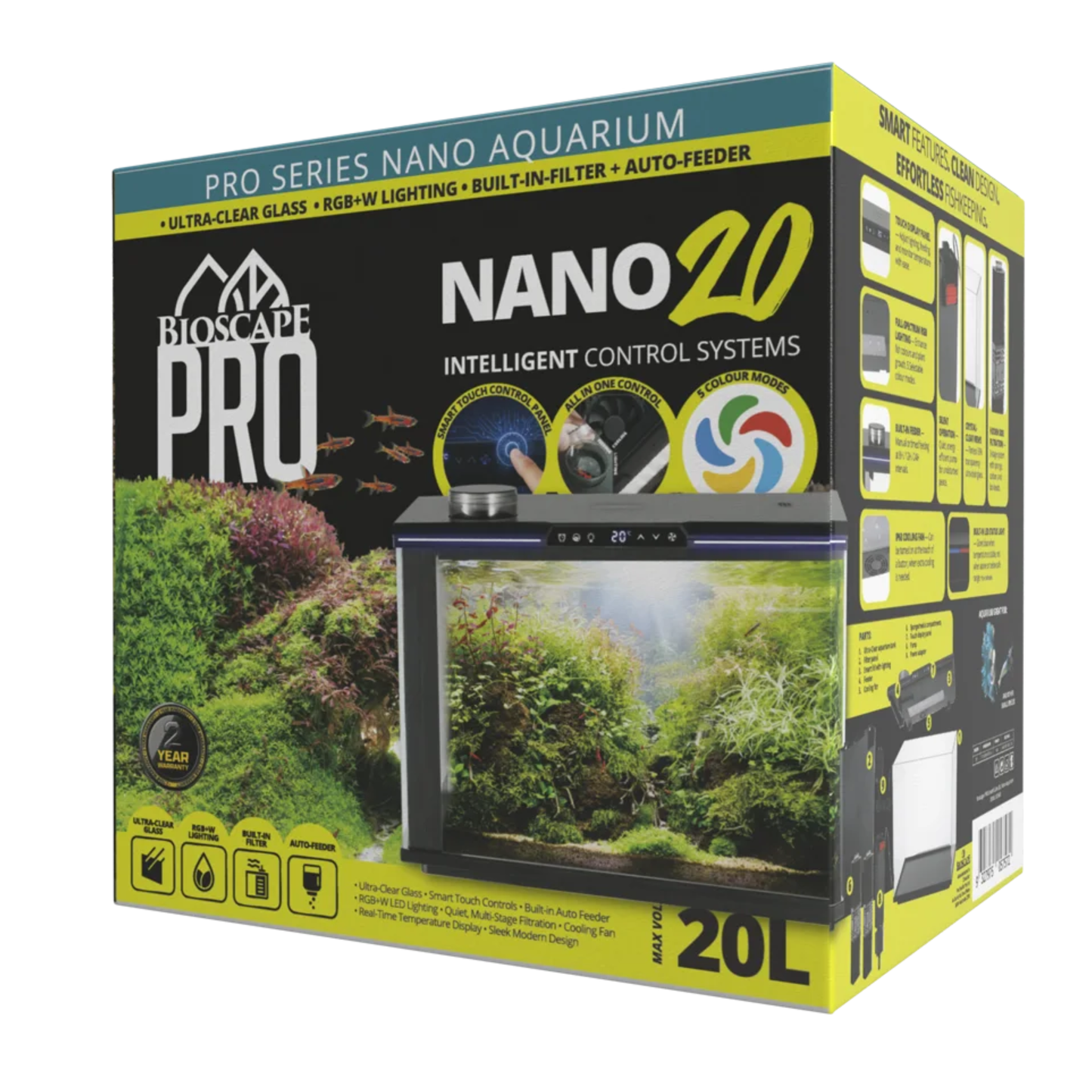 Bioscape PRO Smart Cube Nano Aquarium 20L (BIS560)