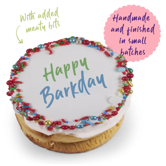 Kazoo Barney's Barkery Birthday Cake Round - Red