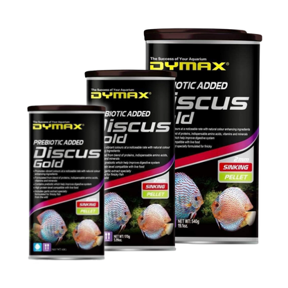 Dymax Discus Gold Prebiotic Added 2mm Sinking Pellet