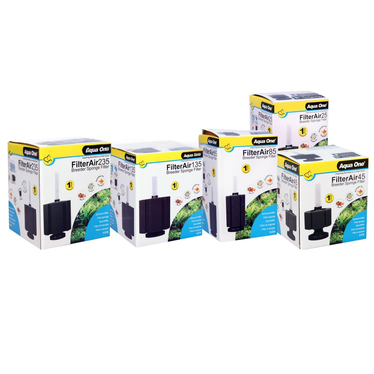 Aqua One Filter Air Breeding Sponge Filters
