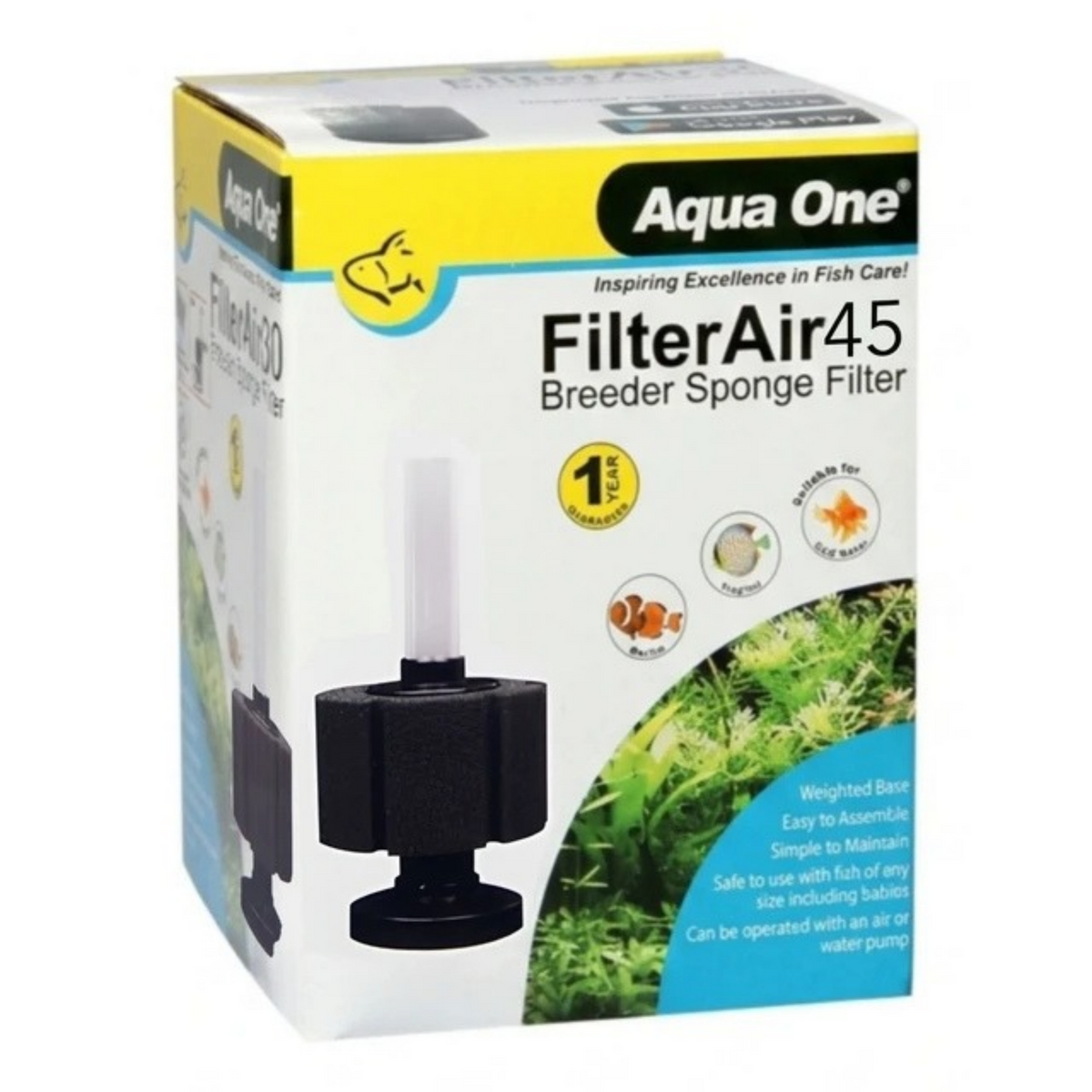 Aqua One Filter Air Breeding Sponge Filters