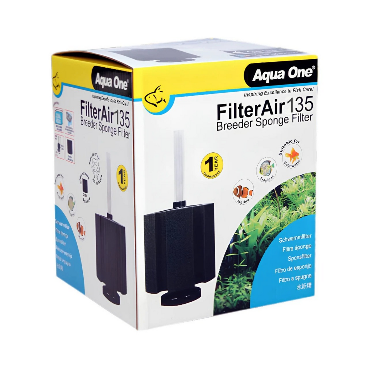 Aqua One Filter Air Breeding Sponge Filters