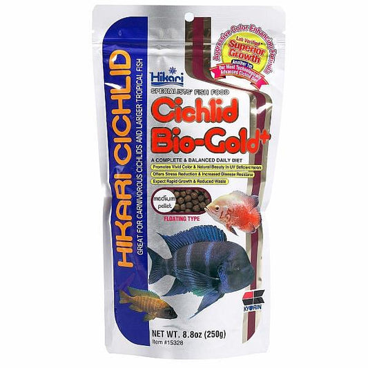 Hikari Floating Cichlid Bio-Gold Medium Pellet 250g (KH15328)