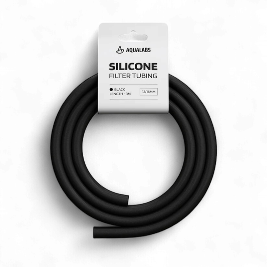 AquaLabs Silicone Filter Tubing 12/16mm Black