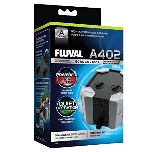 Fluval A402 Air Pump 330-370l/h - Dual Outlet